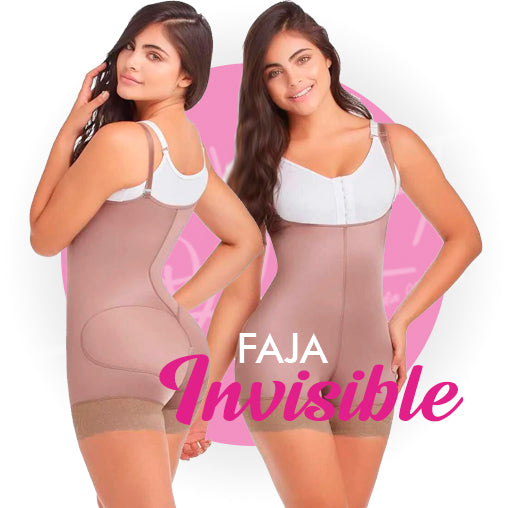 Faja Invisible - Faja Colombiana Body Cachetera de Compresión Media In –  Moldea-t Boutique Fajas Colombianas, brassieres colombianos y más